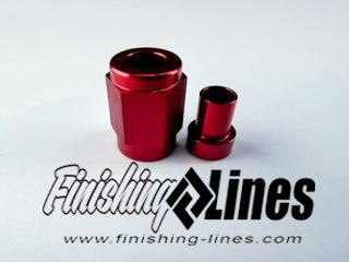 3AN Tube Nut and Sleeve - RED
