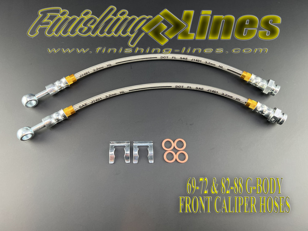 MALO' Front Brake Hose For Fiat 600 - New, Made In Italy, 8031