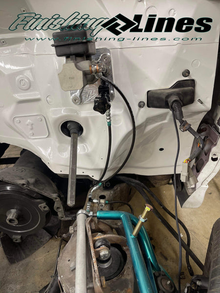 1ST GEN S10/SONOMA Brake Line Kit with Adjustable Proportioning Valve - Stock Master Cylinders with One 1/2"-20 Port & One 9/16"-18 Port - FOR REAR DISC BRAKE SETUPS