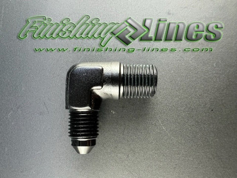 1/8"-27 NPT to 3AN 90 Degree Adapter
