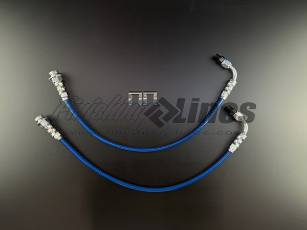 65-73 Mustang Front Caliper Hoses for Aftermarket Brakes