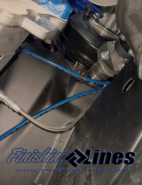 65-73 Mustang Brake Line Kit for Wilwood 5-Port Proportioning Valve - Rear Disc Brake Setups