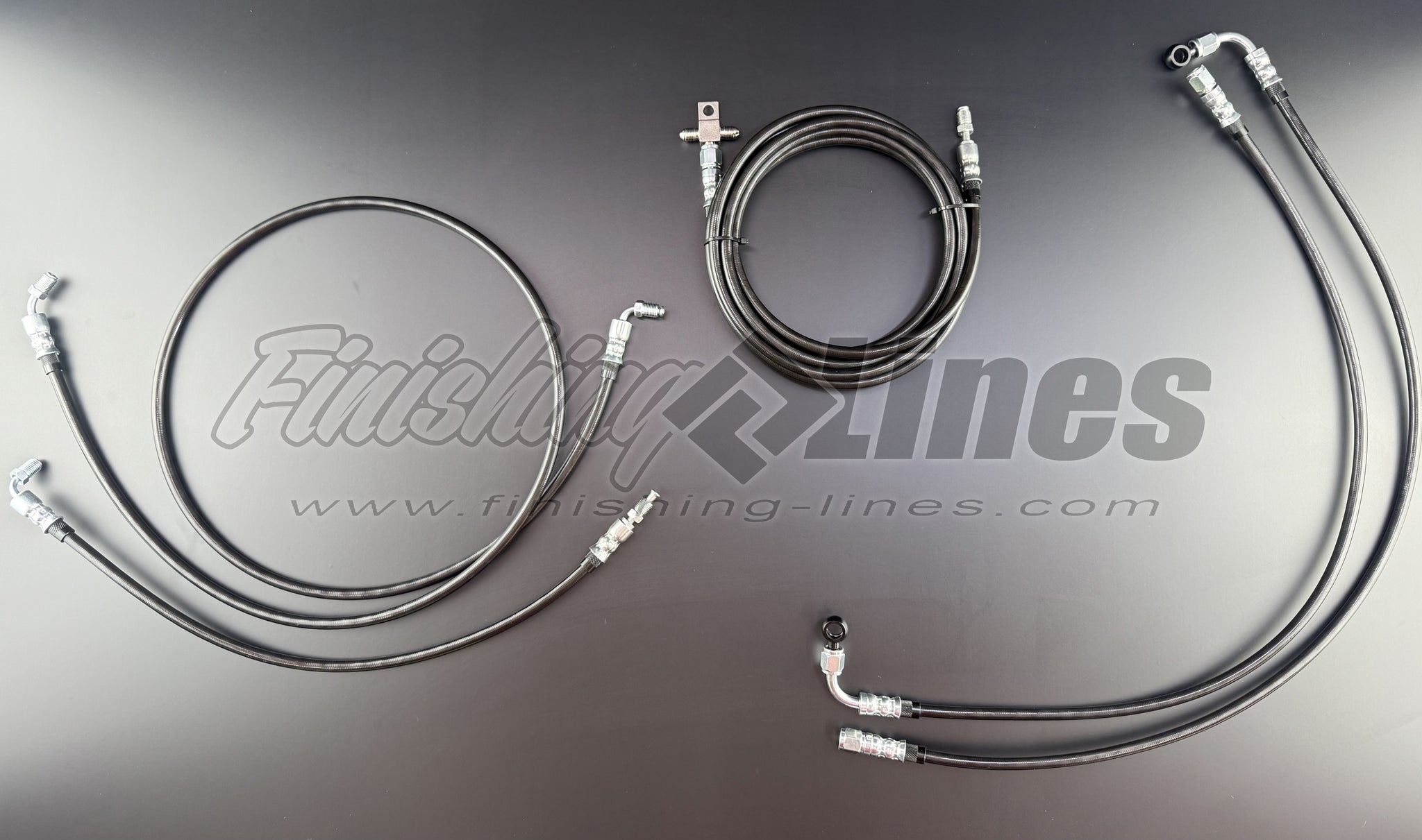 68-72 Chevelle Brake Line Kit for Wilwood 5-Port Proportioning Valve ...