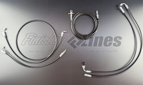 68-72 Chevelle Brake Line Kit for Wilwood 5-Port Proportioning Valve - Rear Disc Brake Setups
