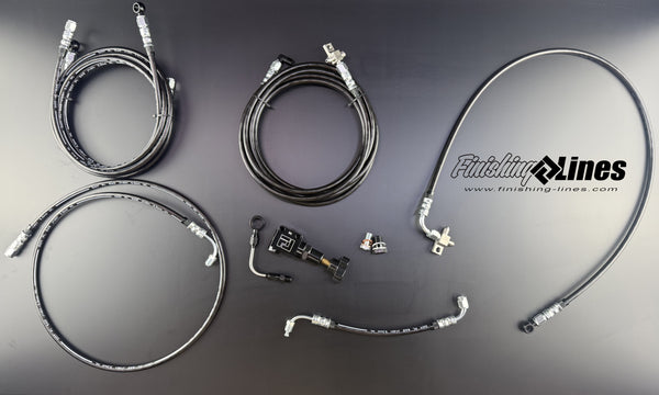 77.5-79 F250/F350 Dentside Truck Brake Line Kit with Adjustable Proportioning Valve