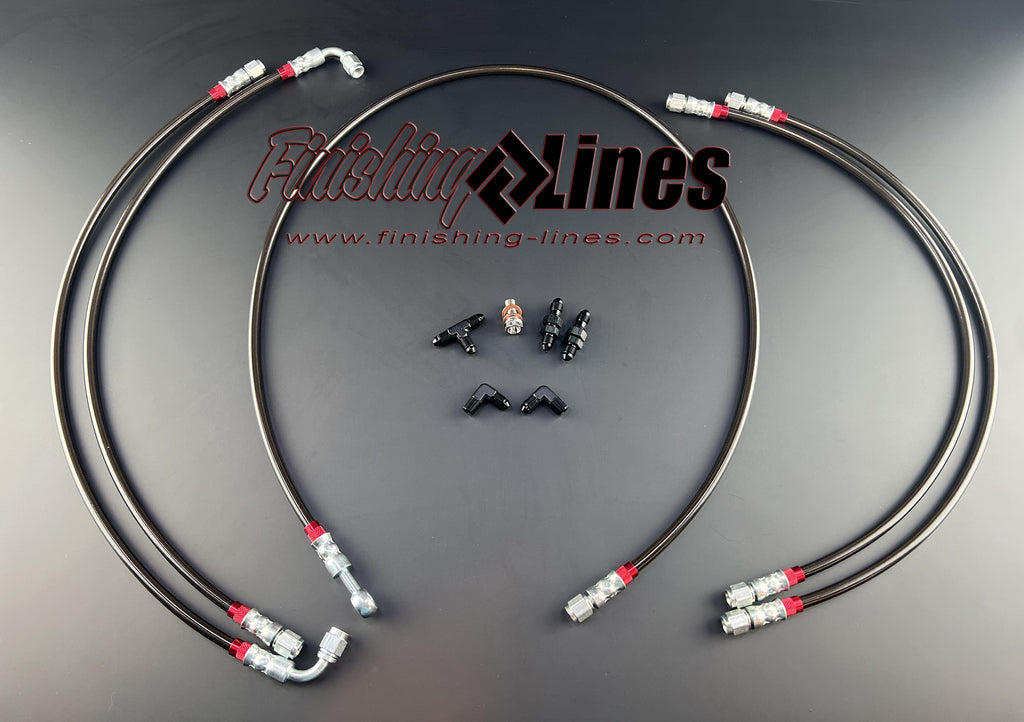 240sx / Silvia Reverse Hydraulic Handbrake Line Kit | Made in USA 240sx / Silvia Reverse Hydraulic Handbrake Line Kit | Made in USA