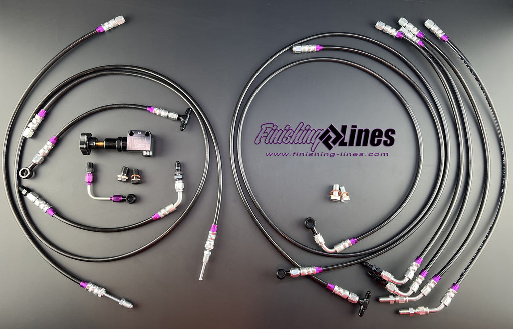 BMW E36 Drift Brake Line Kit for Pull Up Style Hand Brakes – Finishing ...