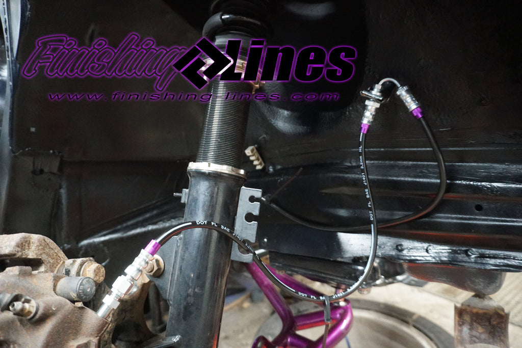 BMW E36 Drift Brake Line Kit for Pull Up Style Hand Brakes – Finishing ...