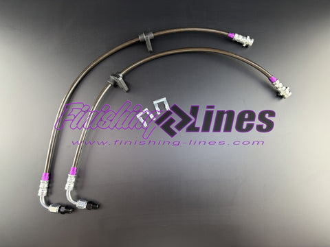 DC Integra Front Caliper Hose Pair for Aftermarket Brakes