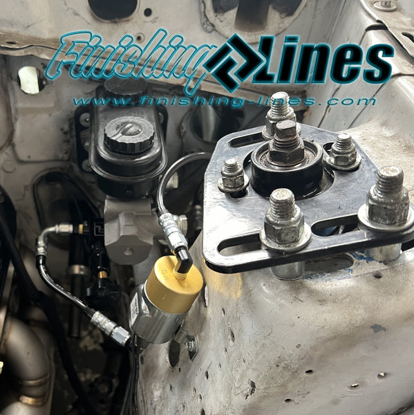 Fairmont Drag Race Setup Brake Line Kit with Adjustable Proportioning Valve and Line Lock Provision
