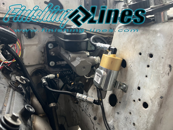 Fairmont Drag Race Setup Brake Line Kit with Adjustable Proportioning Valve and Line Lock Provision