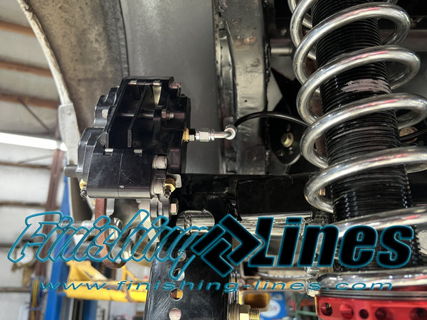 Fairmont Drag Race Setup Brake Line Kit with Adjustable Proportioning Valve and Line Lock Provision