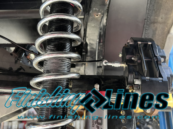 Fairmont Drag Race Setup Brake Line Kit with Adjustable Proportioning Valve and Line Lock Provision