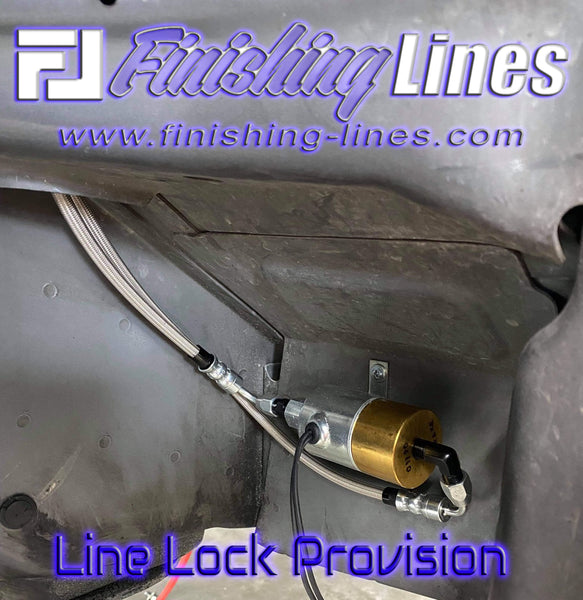 5th Gen Camaro ABS Delete Brake Line Kit with line lock provision