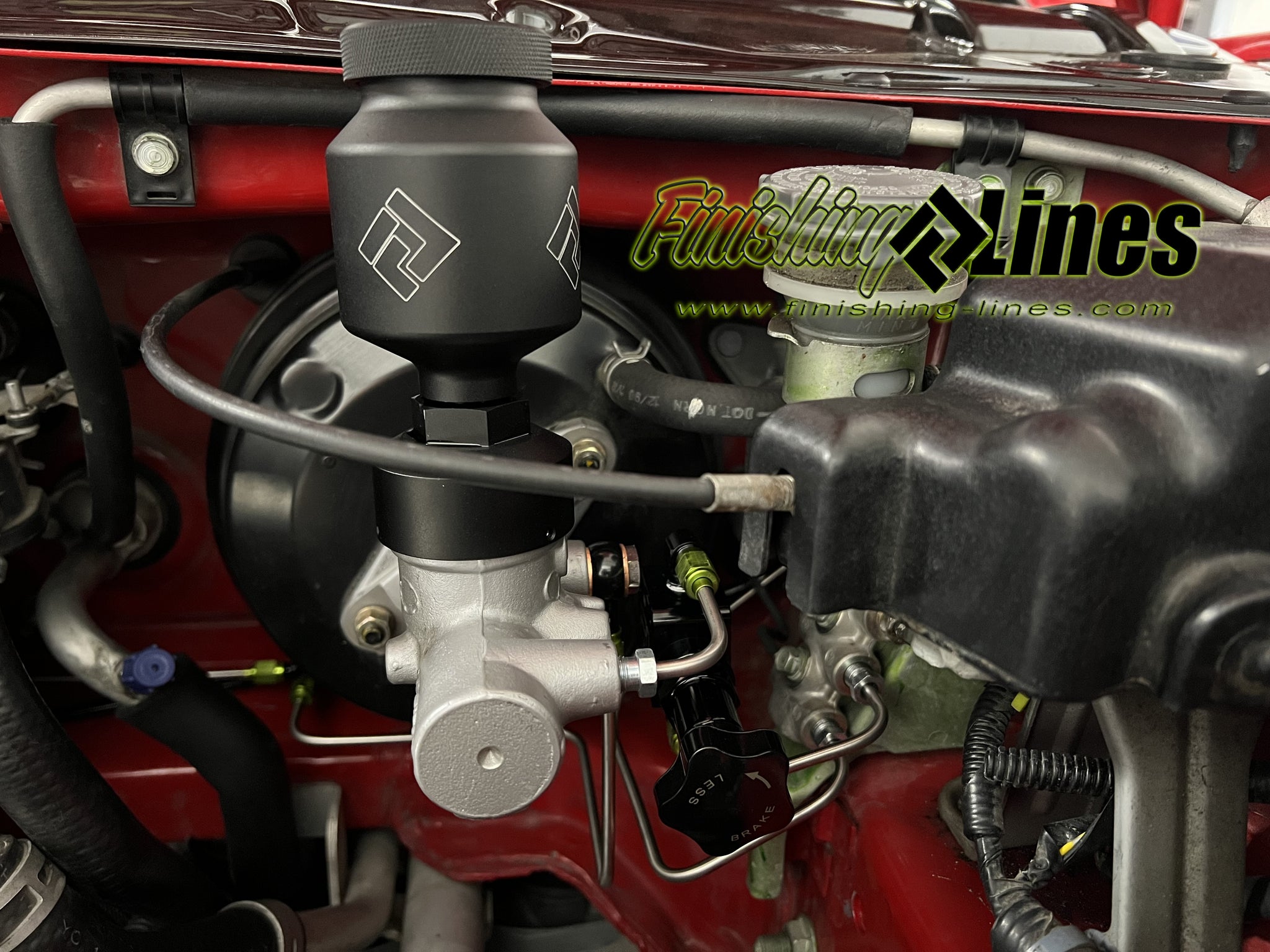 Billet Reservoir for NA1/NA2 NSX Stock Brake Master Cylinder-BLACK