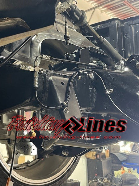 1988-1998 Chevy OBS Truck ABS Delete Brake Line Kit with Adjustable Proportioning Valve - Master Cylinders with Dual 1/2"-20 Ports - FOR REAR DISC BRAKE SETUPS