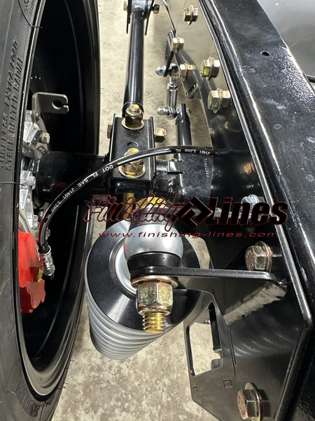 1988-1998 Chevy OBS Truck ABS Delete Brake Line Kit with Adjustable Proportioning Valve - Master Cylinders with One 1/2"-20 Port & One 9/16"-18 Port - FOR REAR DISC BRAKE SETUPS