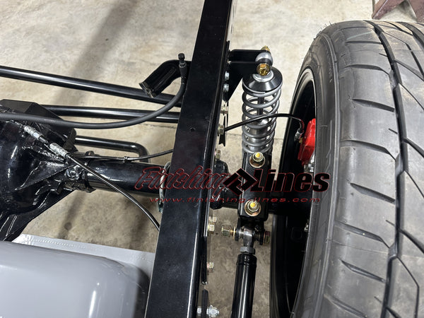 1988-1998 Chevy OBS Truck ABS Delete Brake Line Kit with Adjustable Proportioning Valve - Master Cylinders with One 1/2"-20 Port & One 9/16"-18 Port - FOR REAR DISC BRAKE SETUPS