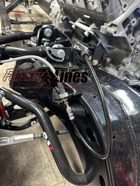 1988-1998 Chevy OBS Truck ABS Delete Brake Line Kit with Adjustable Proportioning Valve - Master Cylinders with Dual 1/2"-20 Ports - FOR REAR DISC BRAKE SETUPS