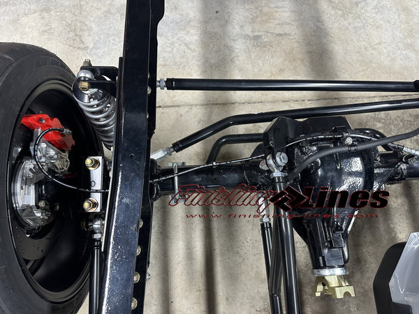 1988-1998 Chevy OBS Truck ABS Delete Brake Line Kit with Adjustable Proportioning Valve - Master Cylinders with One 1/2"-20 Port & One 9/16"-18 Port - FOR REAR DISC BRAKE SETUPS