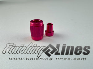 3AN Tube Nut and Sleeve - PINK