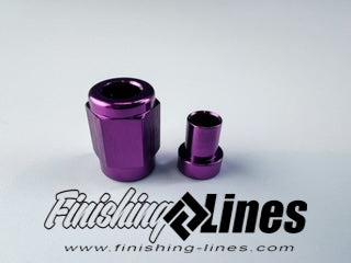 3AN Tube Nut and Sleeve - PURPLE