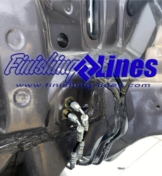 RHD EG Full Tuck Brake Line Kit (stock master cylinder setup)