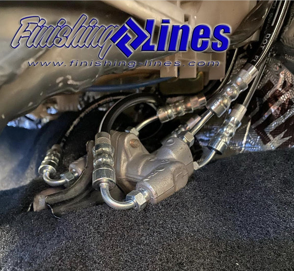 RHD EG Full Tuck Brake Line Kit (stock master cylinder setup)
