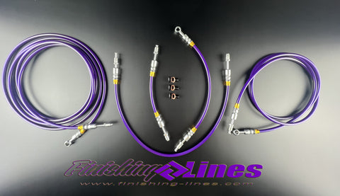 S13/S14 Nissan 240SX Stock Replacement/ABS Delete Brake Line Kit