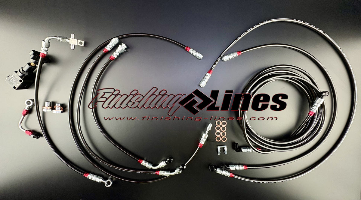 1973-1987 Chevy Square Body Truck Brake Line Kit with Adjustable Propo ...