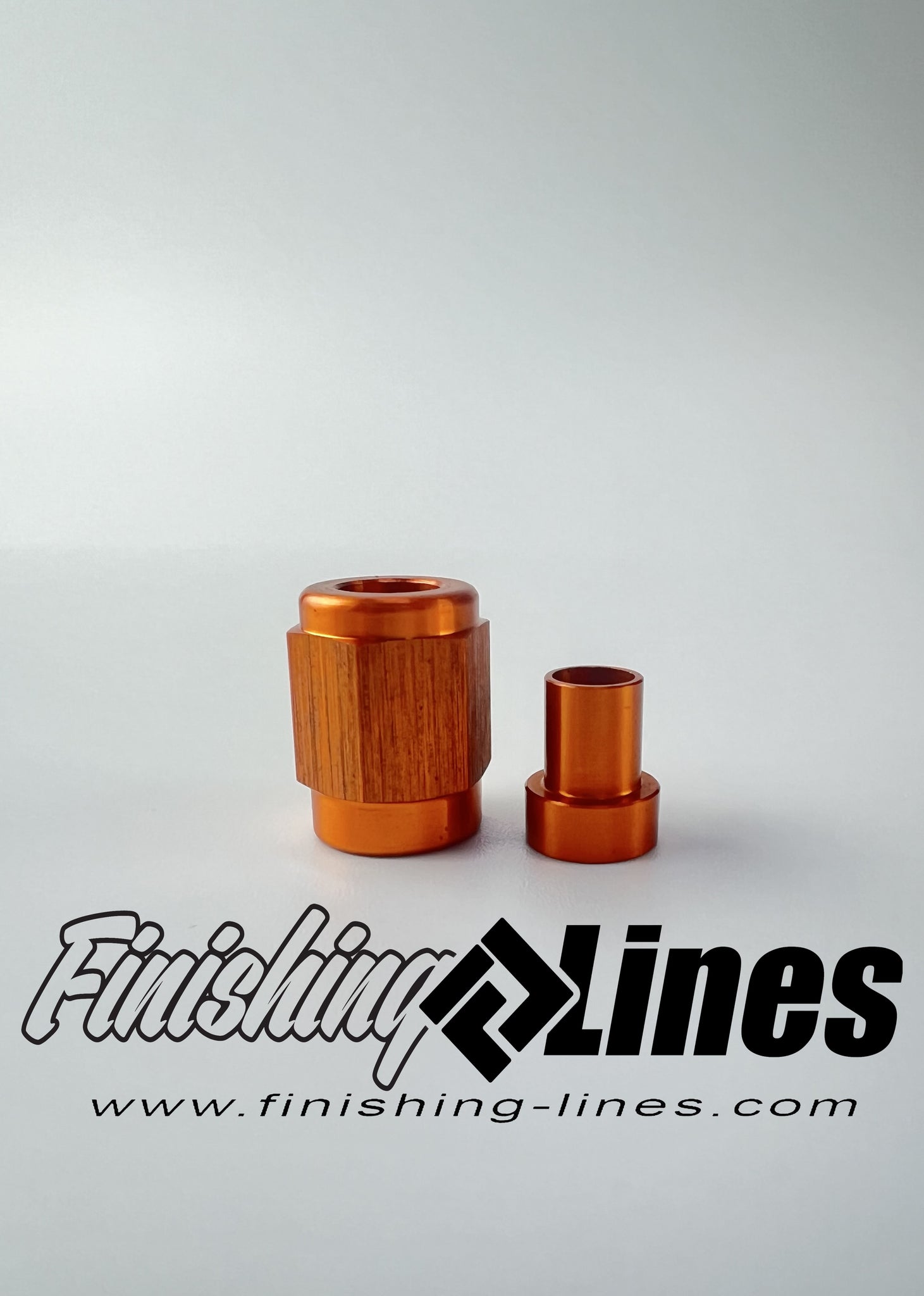 3AN Tube Nut and Sleeve-TANGERINE