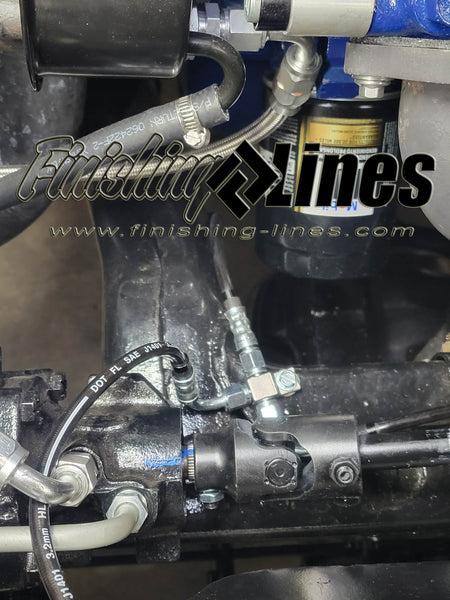 77.5-79 F250/F350 Dentside Truck Brake Line Kit with Adjustable Proportioning Valve