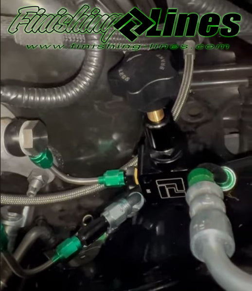 S197 Mustang Drag Race Setup - ABS Delete with Adjustable Proportioning Valve and Line Lock Provision