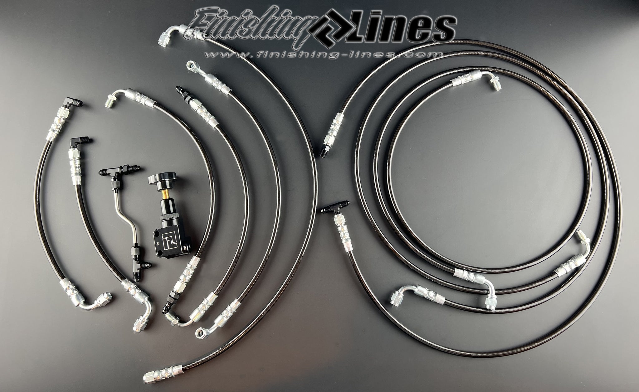 Stainless Steel Rear Brake Lines - Prop Valve To Wheel Wells For 1996-2000 Honda Civic EK