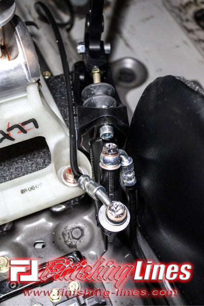 EVO 8/9 Inline Staging Brake Line Kit for ABS Style Master Cylinder (FL/WILWOOD HAND BRAKE STYLE)