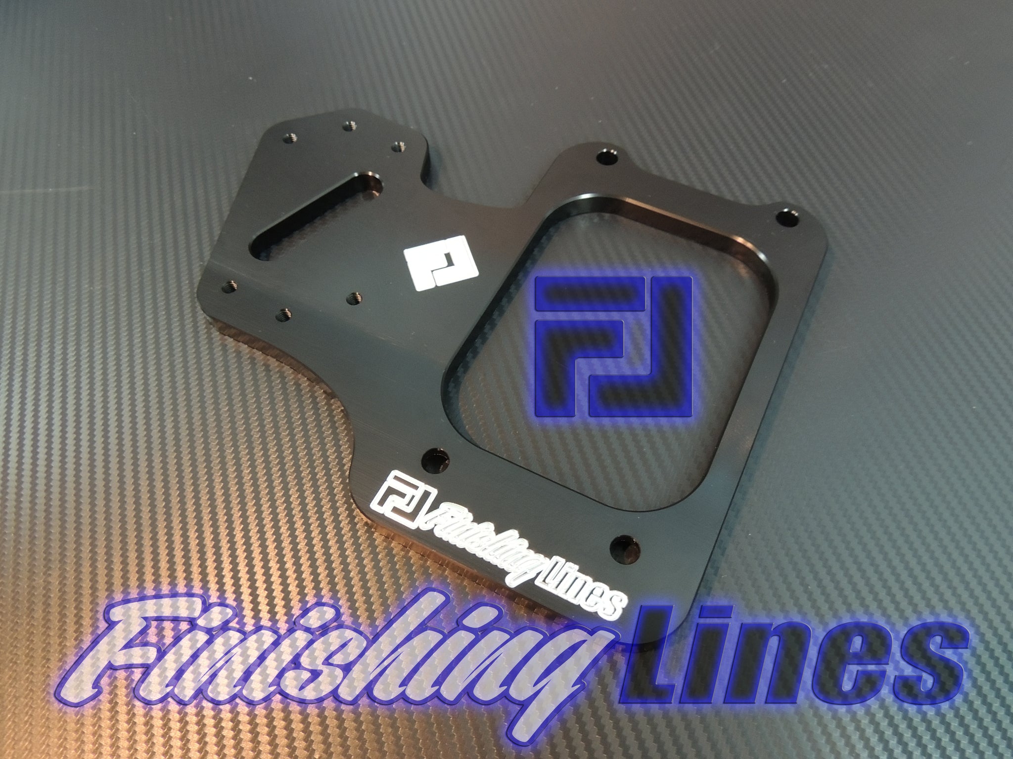 RHD B/D Series Staging Brake Mounting Plate - Black Edition