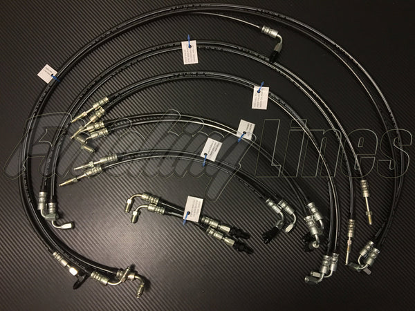DC Full Tuck with Inline Staging Brake Provision kit for CNC412 Hand Brake (Stock Master Cylinder Setups)